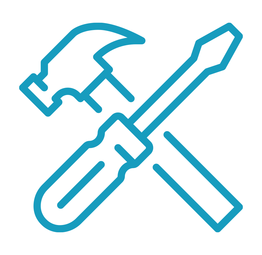 hammer screw driver icon