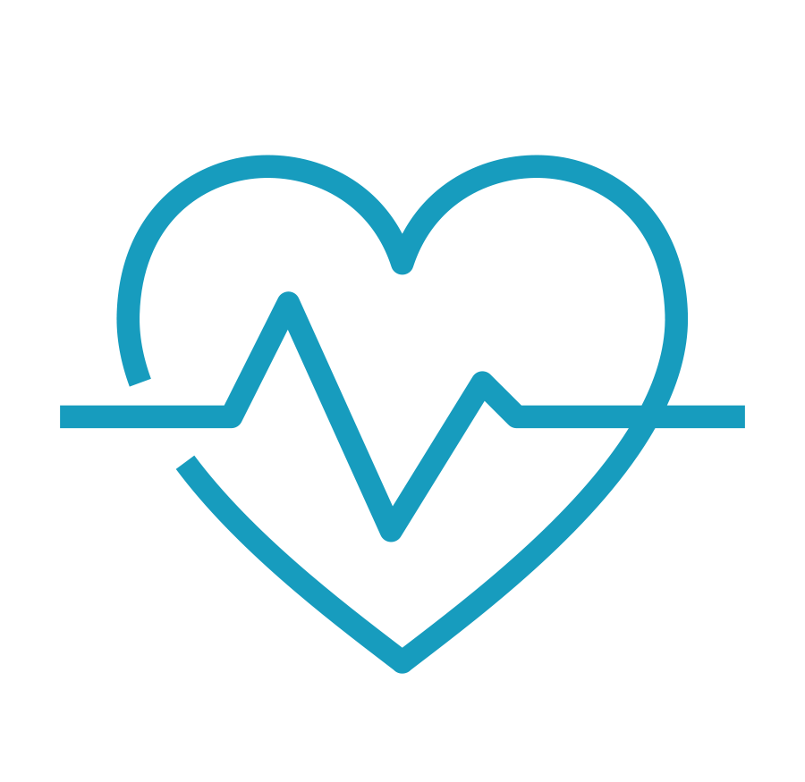 heart with heartbeat icon