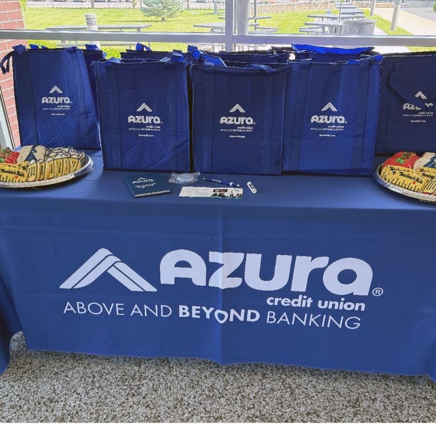 Azura Credit Union Seaman School District USD 345 display table